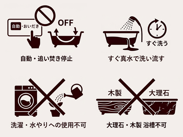 KAMIKURA BATH ESSENCE KAMIKURA BATH ESSENCE 使用上のご注意
