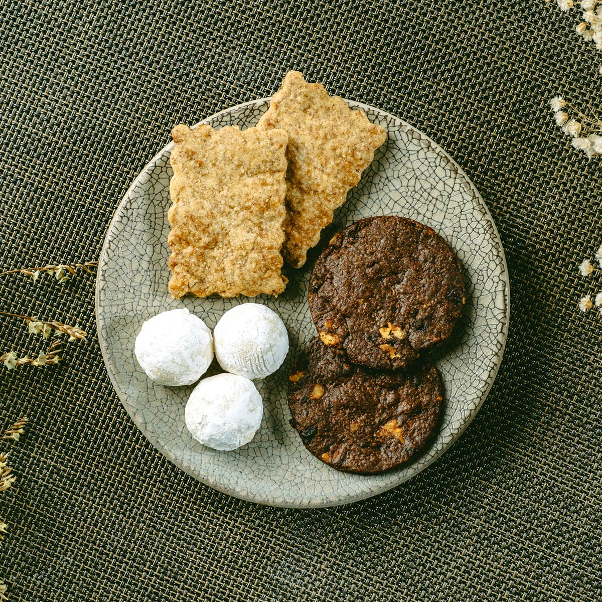 焼き菓子 3品盛り付け
