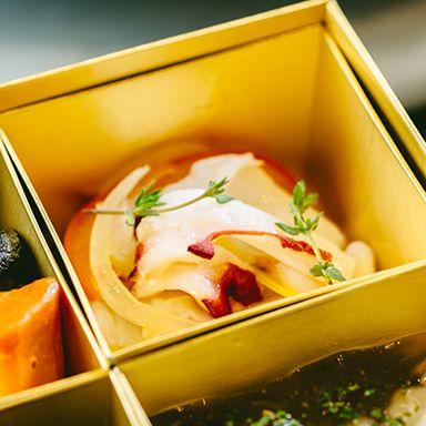 三陸たこのカルパッチョ トリュフオイル風味